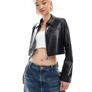 Black Cropped Jacket